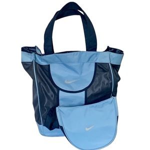 Rare Nike Graphic Mesh Tote Gym/Beach Bag with Detachable Handbag